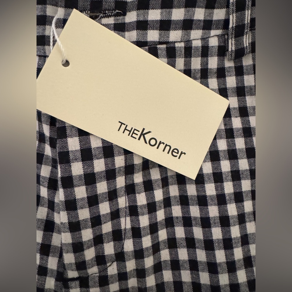 THE KORNER Black & White Gingham Shorts – NWT Size 2 (EUR 36) (0018) - Picture 8 of 8